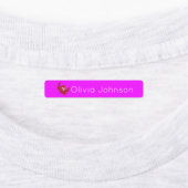 Bosdieren Kinder naam Iron On | Neonkleding Labels (Aangebracht)