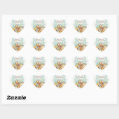 Bosdieren Neutraal Baby shower Favor Sticker (Vel)
