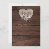 Bosdieren Paren BABY SHOWER Kaart (Achterkant)