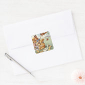  bosdieren schattige sticker (Envelop)