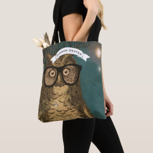 Bosdieren Uilenmaan en Jupiter Tote Bag