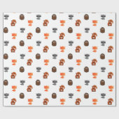 Bosdierenkorrels Cadeaupapier (Vlak)