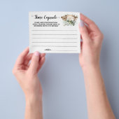 Bosdiertijd Capsule Advice for Baby card Flyer (Hand)