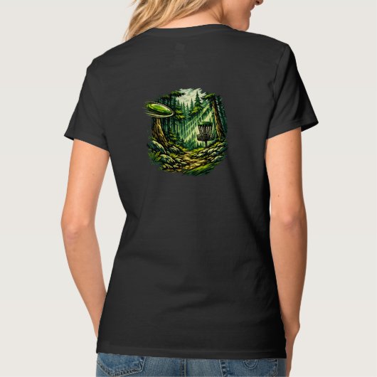 Bosdisc dames t-shirt (Achterkant)