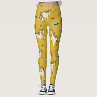 Boseenhoorn: bloemmotief leggings
