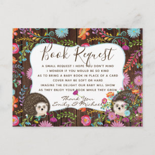 Boseggelboek Bestelling Gedicht 4 Baby Shower Briefkaart