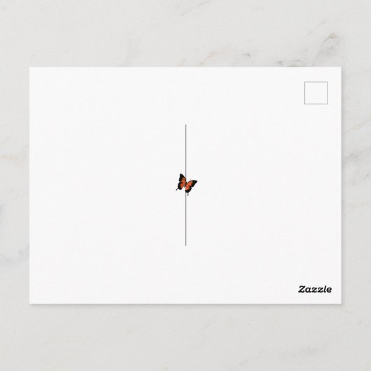 Bosfee die een boek leest tussen paddenstoelen briefkaart (Achterkant)