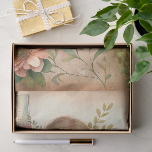 bosfee Ephemera Decoupage Tissuepapier (Geschenk)