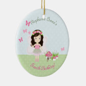 Bosfeeënprinses Keramisch Ornament (Rechts)