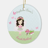 Bosfeeënprinses Keramisch Ornament (Links)