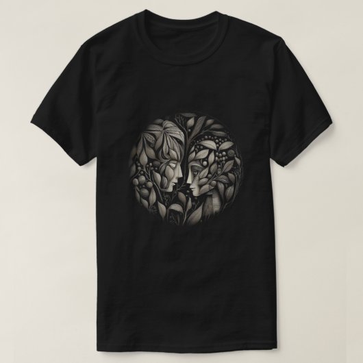 Bosgezichten T-shirt (Design voorkant)