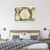 Bosgrenzen Canvas Afdruk (Insitu (Slaapkamer))