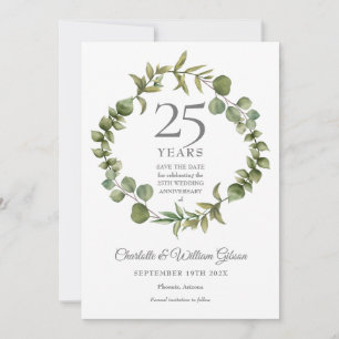 Bosgroen 25-jarig jubileum save the date