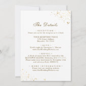 Bosgroen Alles in Eén Christelijke Bruiloft Kaart (Achterkant)