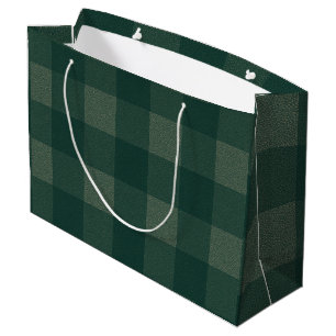 Bosgroen Buffalo Plaid Groot Cadeauzakje
