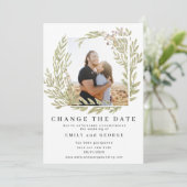 Bosgroen Foto Wijzigingsdatum Kaart (Staand voorkant)