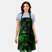 Bosgroen Schort (Gedragen)