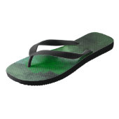 Bosgroen Teenslippers (Schuin)