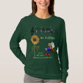 Bosgroen Zonnebloembijen positief T-shirt (Voorkant)
