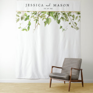 Bosgroene Achtergrond Fotohokje Wandkleed