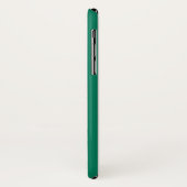 Bosgroene strepen en witte snoepjes Case-Mate iPhone case (Achterkant/links)