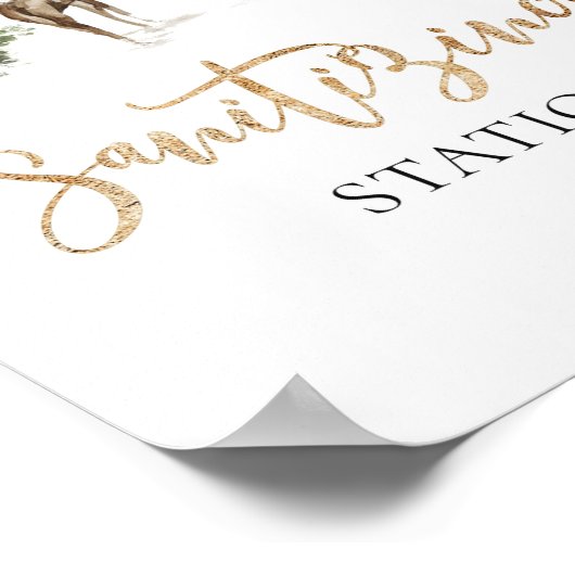 Bosherder Sanitizing Station Poster (Hoek)