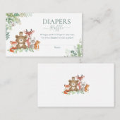 Boshoorndieren groenjongen douchedakelhandel informatiekaartje (Voorkant / Achterkant)