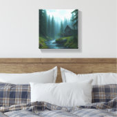 BOSHUT CANVAS AFDRUK (Insitu (Slaapkamer))