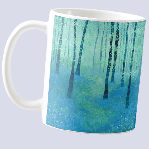 Boshyacinten in Kent landschapsschilderkunst Koffiemok