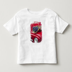 Bosjes lavendel rusten op een oude boerenpick-up kinder shirts