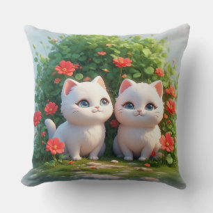 🐱 Boskatten Levendig Groen Knus Thuis 🌿 Kussen