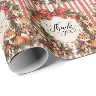 Boskerstmis Verjaardag Winter ONEderland Cadeaupapier