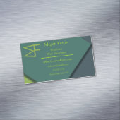 Boskleur Magnetisch Visitekaartje (Voorbeeld)