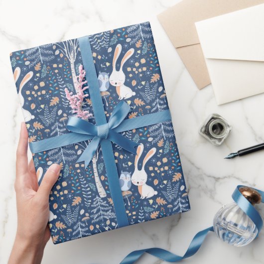 Boskonijn Winter Cadeaupapier (Geschenken)