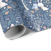 Boskonijn Winter Cadeaupapier (Rol Hoek)