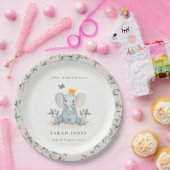Bosland Baby olifantenolie elke dag van de leeftij Papieren Bordje (Feest)