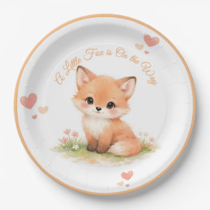 Bosland Pastel Babyvos Babyshower Papieren Bordje