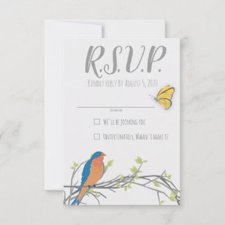 Bosland RSVP-kaart voor baby shower RSVP Kaartje