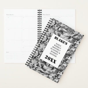 Bosland Stedelijk Camouflage Dagelijks Budget Planner