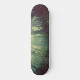 Bosland van onder skateboard