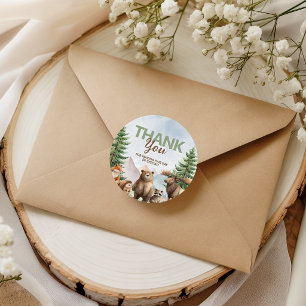 Bosland Wilde Eén Bos Cadeautags Bedankjes Labels