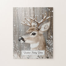 Bosland Winterhert Sneeuw Kerstmis