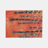 Boslandschap Fleece Deken (Voorkant (Horizontaal))