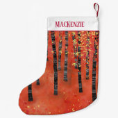 Boslandschap Kleine Kerstsok (Achterkant)