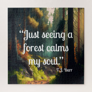 Boslandschap Legpuzzel