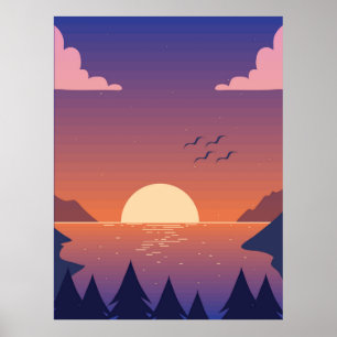 Boslandschappen Poster