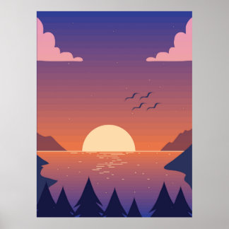 Boslandschappen Poster