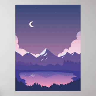 Boslandschappen Poster