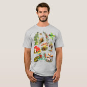 Bosleven, wilde paddenstoelen t-shirt (Voorkant volledig)