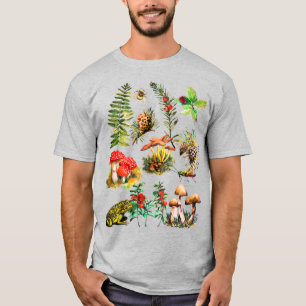 Bosleven, wilde paddenstoelen t-shirt